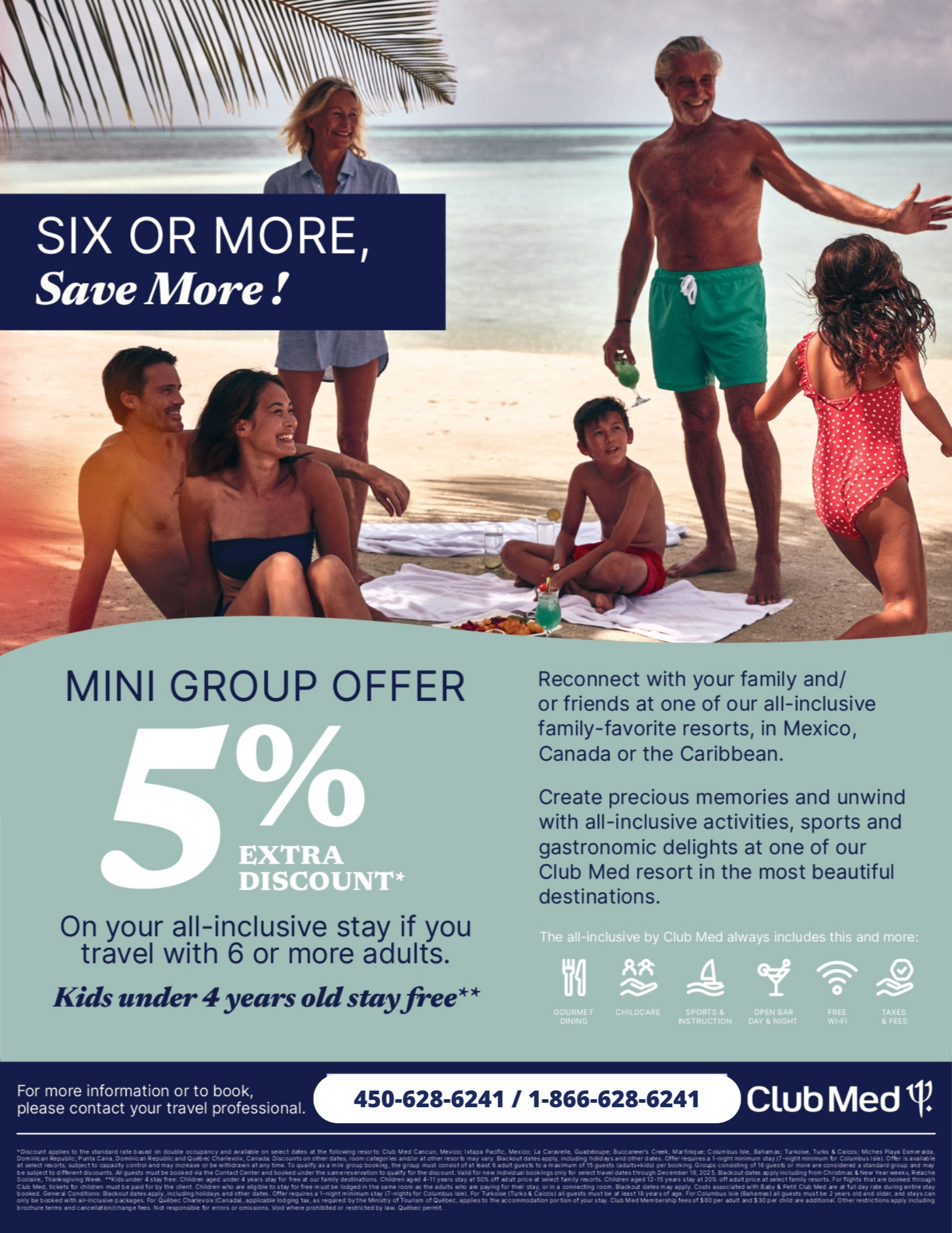 Club Med Promotions Mini Group Offer with Voyages Donnacona Club Med Promotions Mini Group Offer with Voyages Donnacona