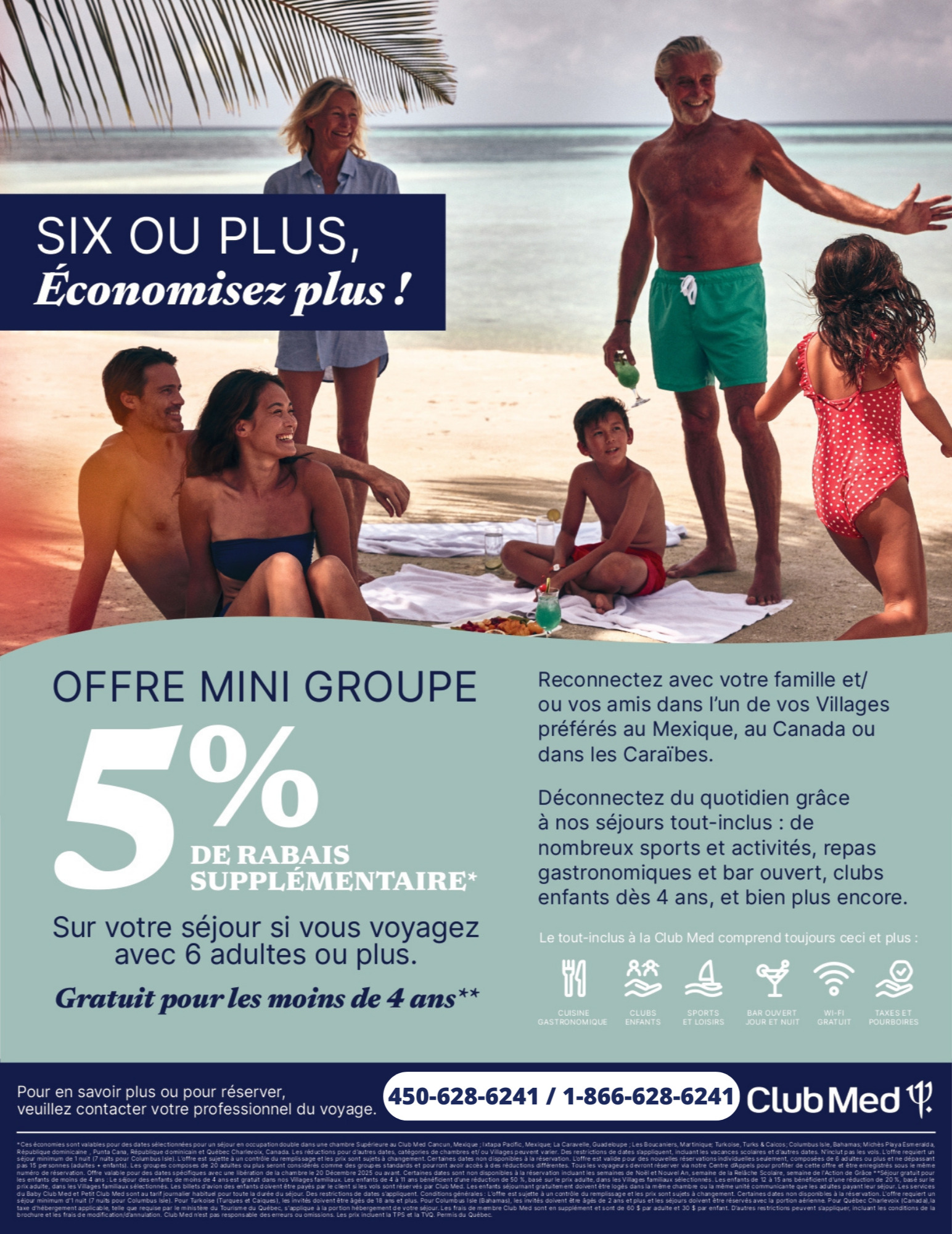 Promotions Club Med Offre Mini Groupe avec Voyages Donnacona