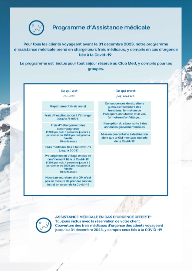 Club Med Medical Assistance Program Club Med Medical Assistance Program