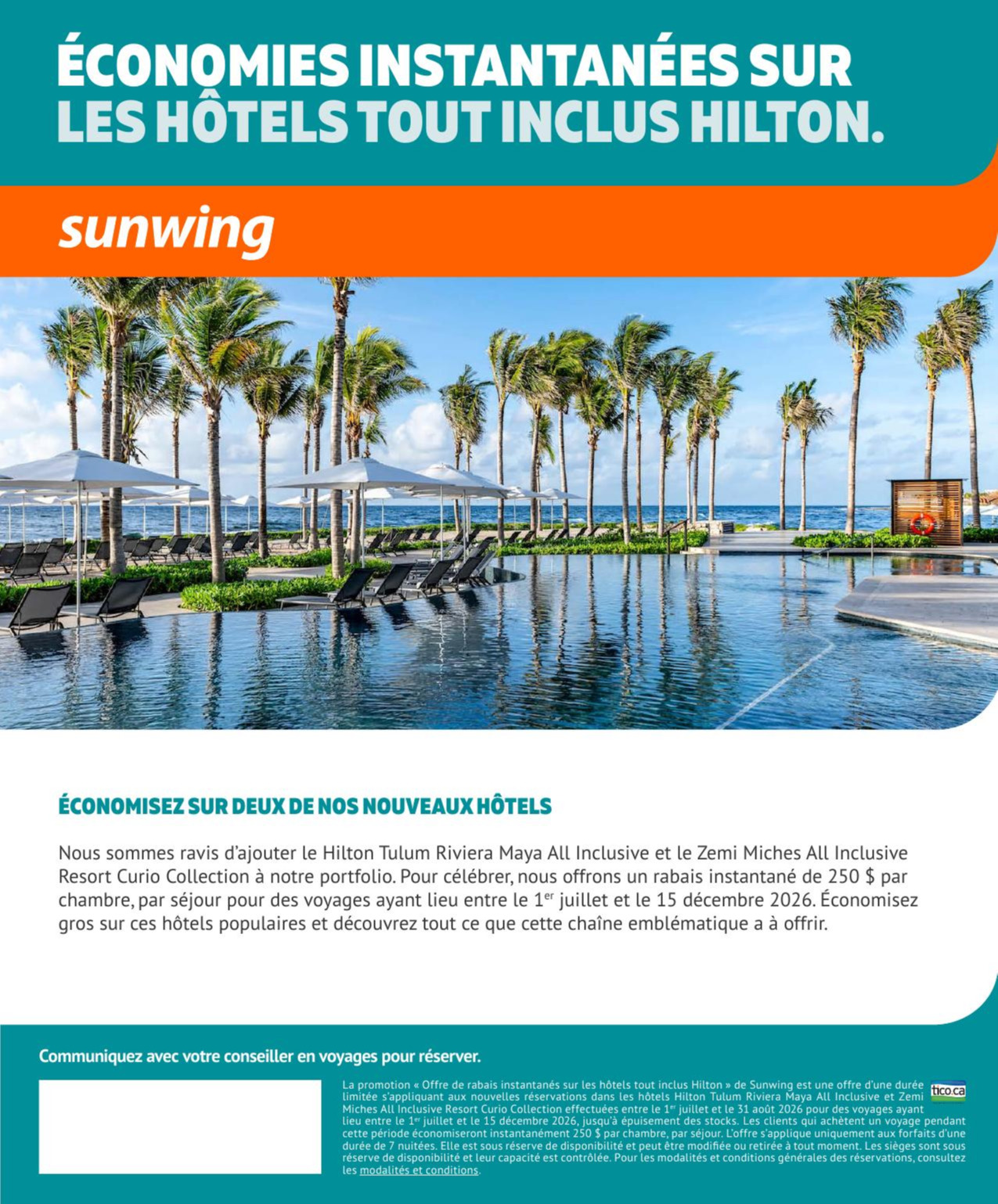 Sunwing Promotion Flyer section-2 fr