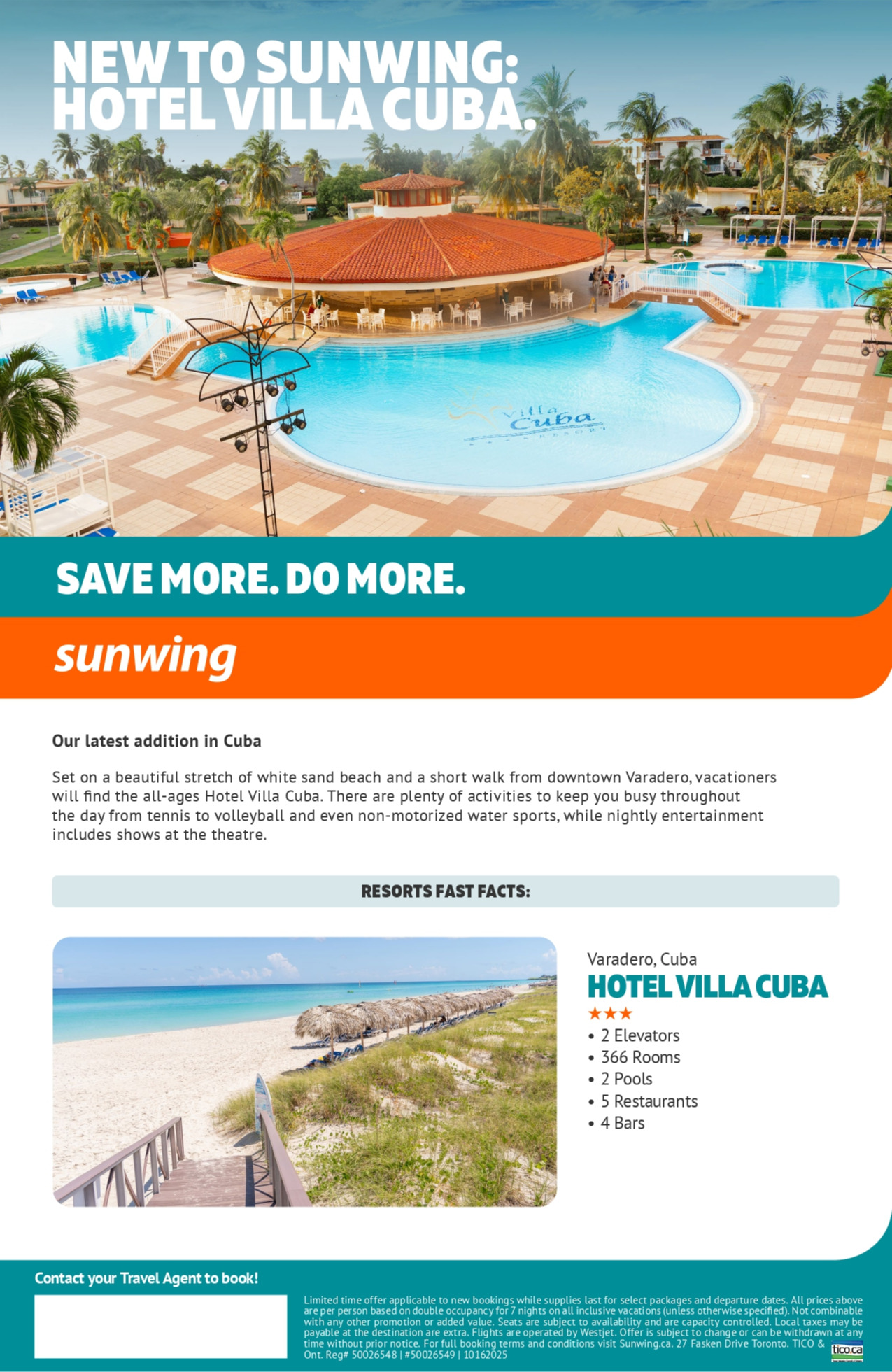 Sunwing Vacations Promotion New To Sunwing Hotel Villa Cuba with Voyages Aqua Terra Donnacona Sunwing Vacations Promotion New To Sunwing Hotel Villa Cuba with Voyages Aqua Terra Donnacona