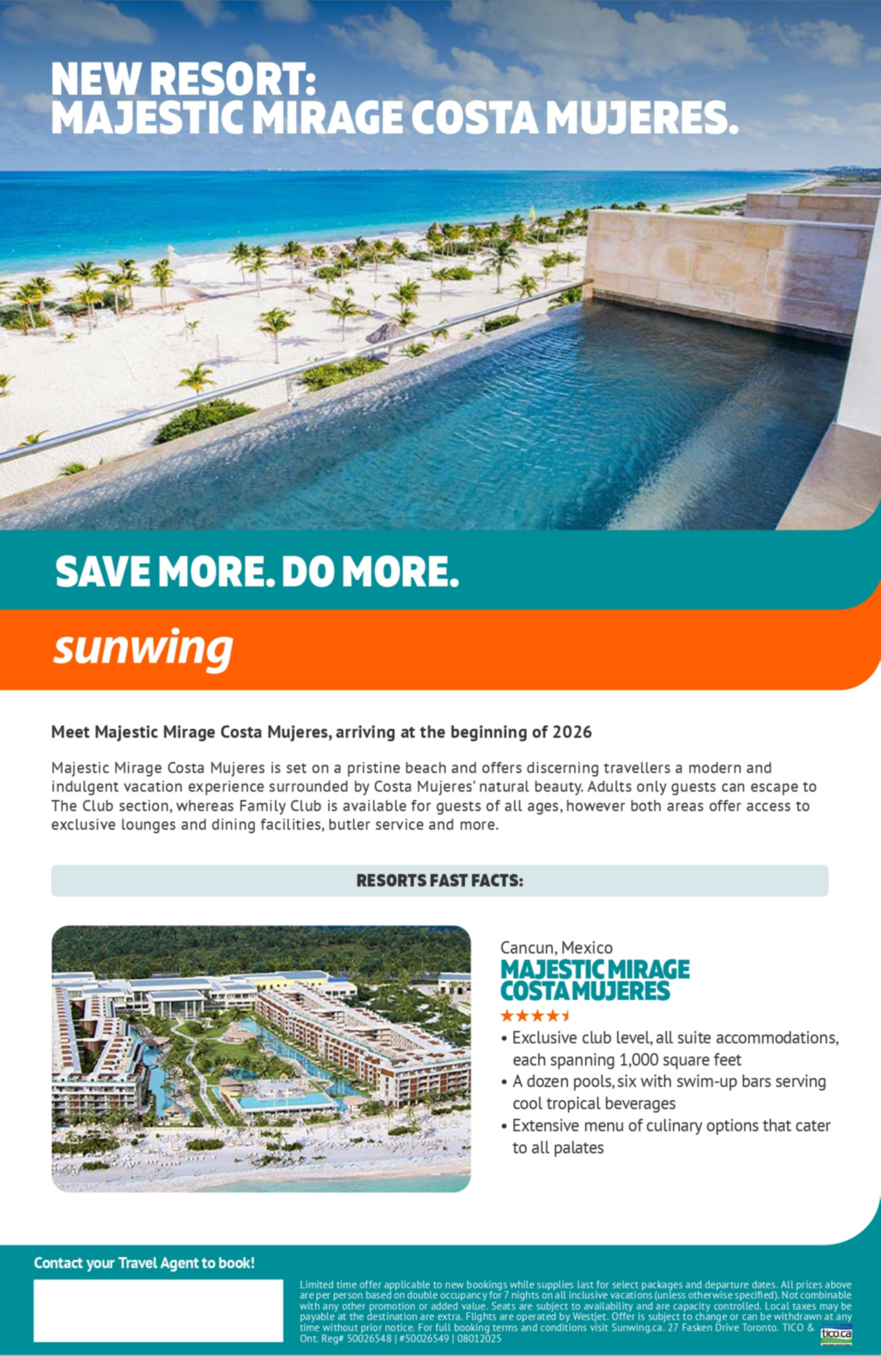 Sunwing Vacations New Resort: Majestic Mirage Costa Mujeres with Voyages Donnacona Sunwing Vacations New Resort: Majestic Mirage Costa Mujeres with Voyages Donnacona