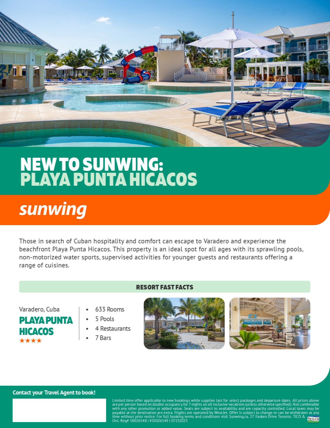 Sunwing Vacations New Resort: Playa Punta Hicacos with Voyages Donnacona Sunwing Vacations New Resort: Playa Punta Hicacos with Voyages Donnacona